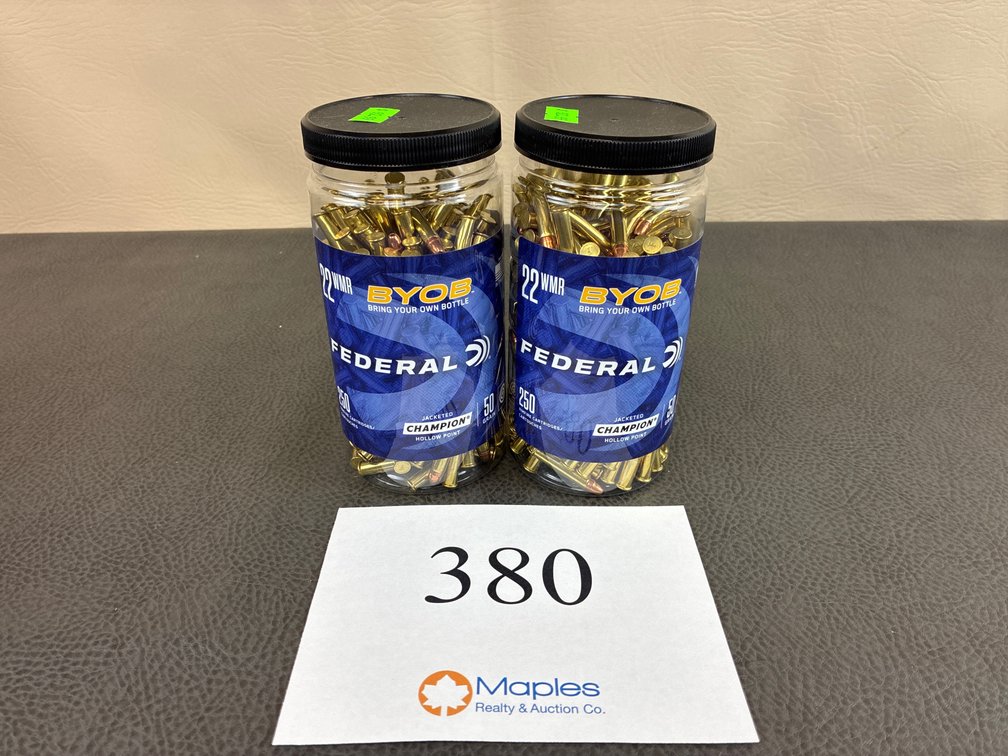 (500) Rounds 22 WMR