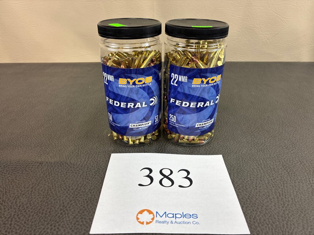 (500) Rounds 22 WMR