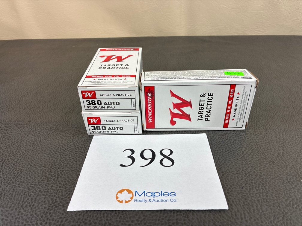 (150) Rounds 380 Auto