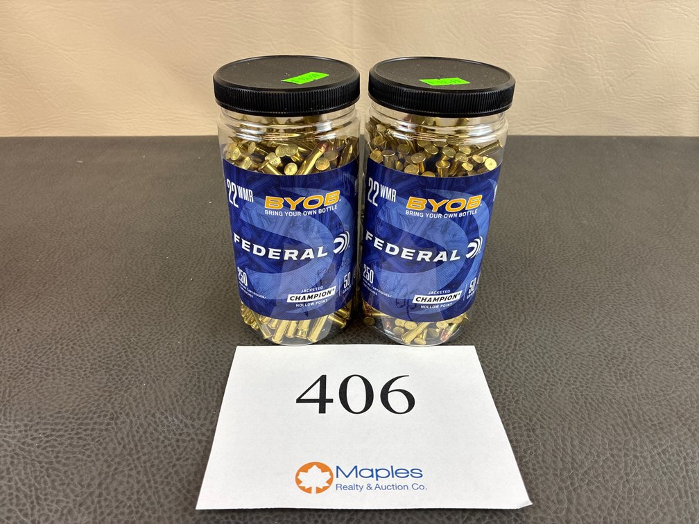 (500) Rounds 22WMR