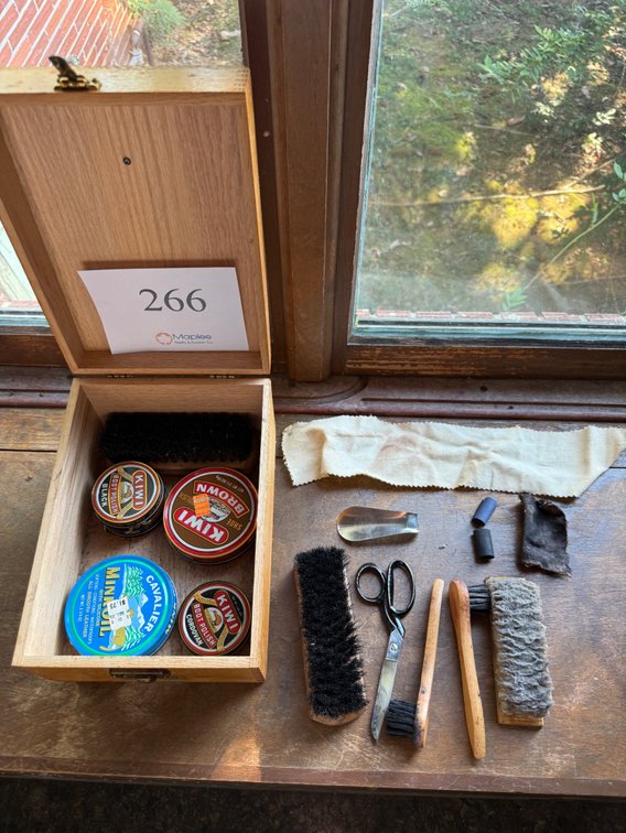 Vintage Shoeshine Kit
