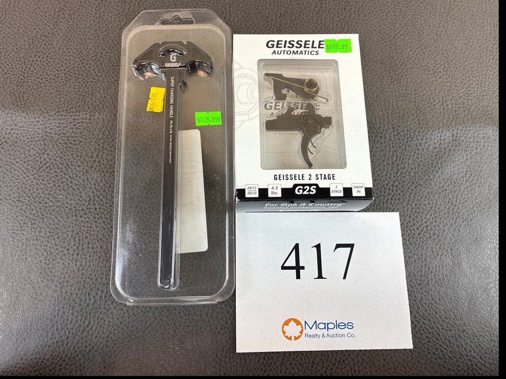Geissele Charging Handle and Trigger