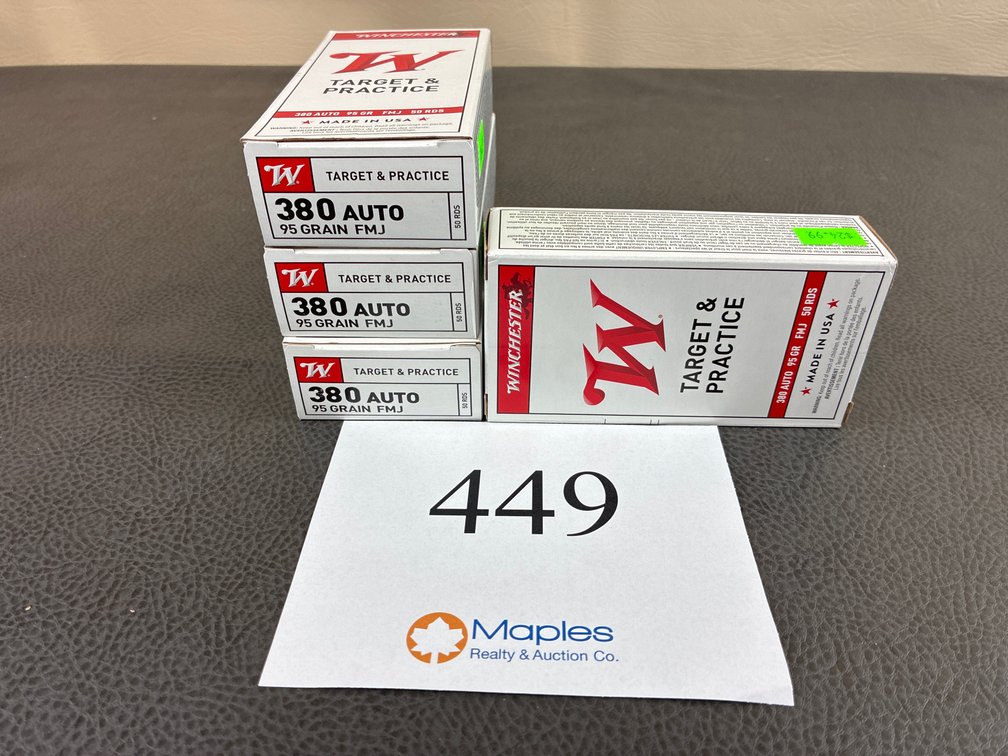 (200) Rounds 380 Auto