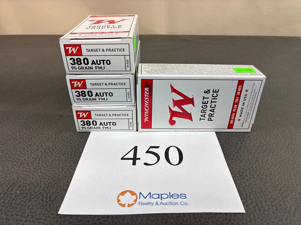 (200) Rounds 380 Auto