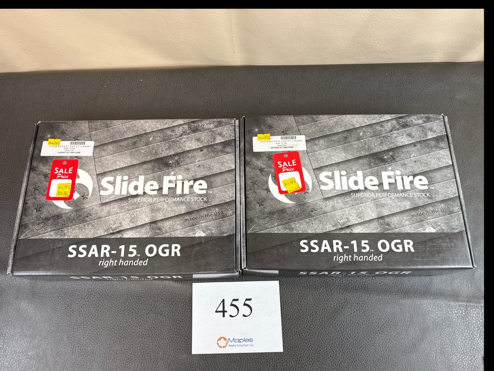 (2) Slide Fire Stocks