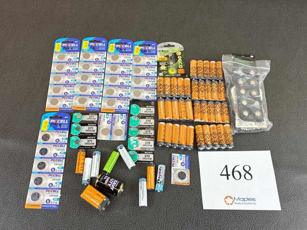 Large Assortment Of Batteries