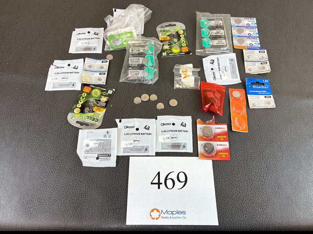 Large Assortment of Batteries