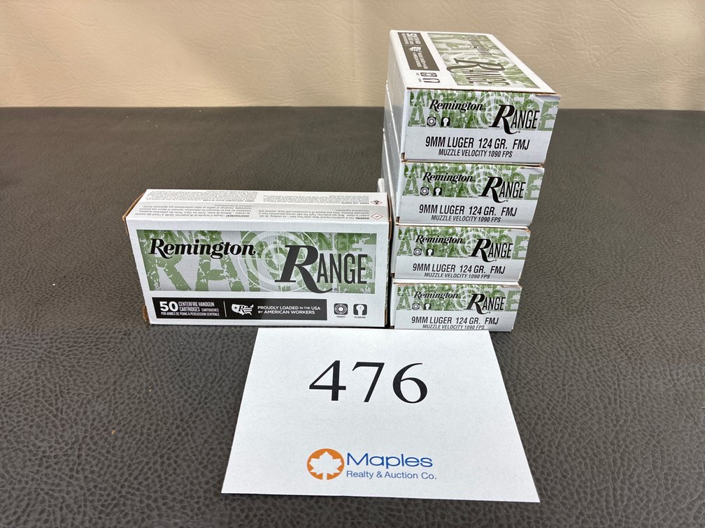 (250) Rounds 9mm