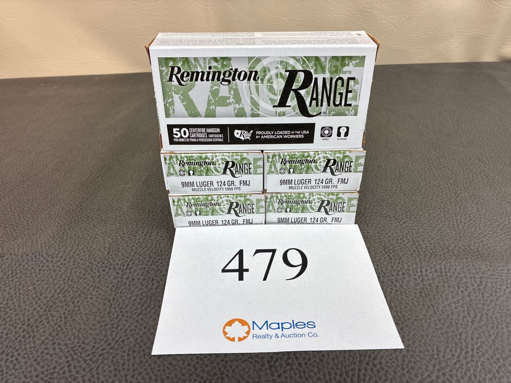 (250) Rounds 9mm