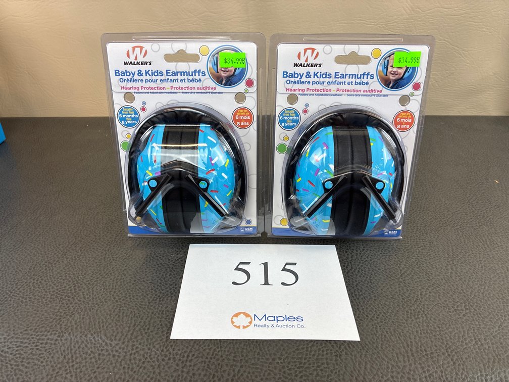 (2) Walkers Kids Earmuffs