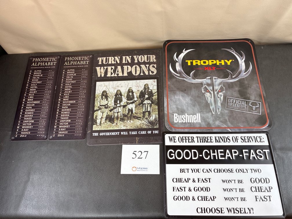 Collectible Metal Signs