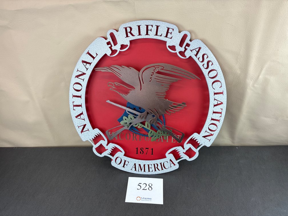 NRA Metal Sign