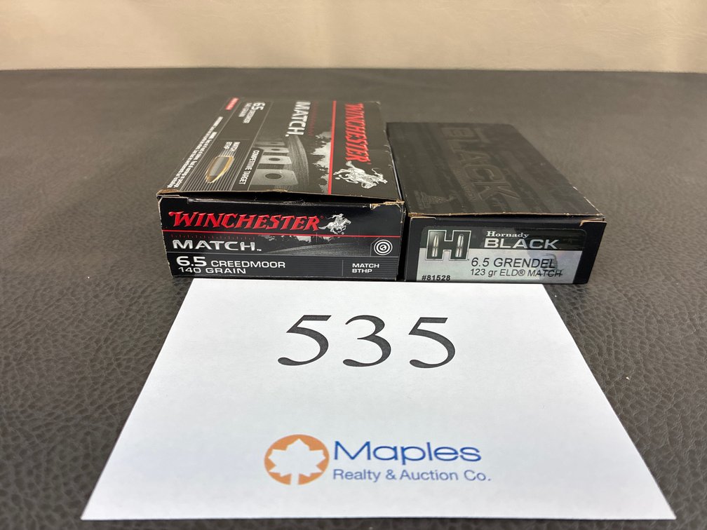 (20) Rounds 6.5 Creedmoor, (20) 6.5 Grendel