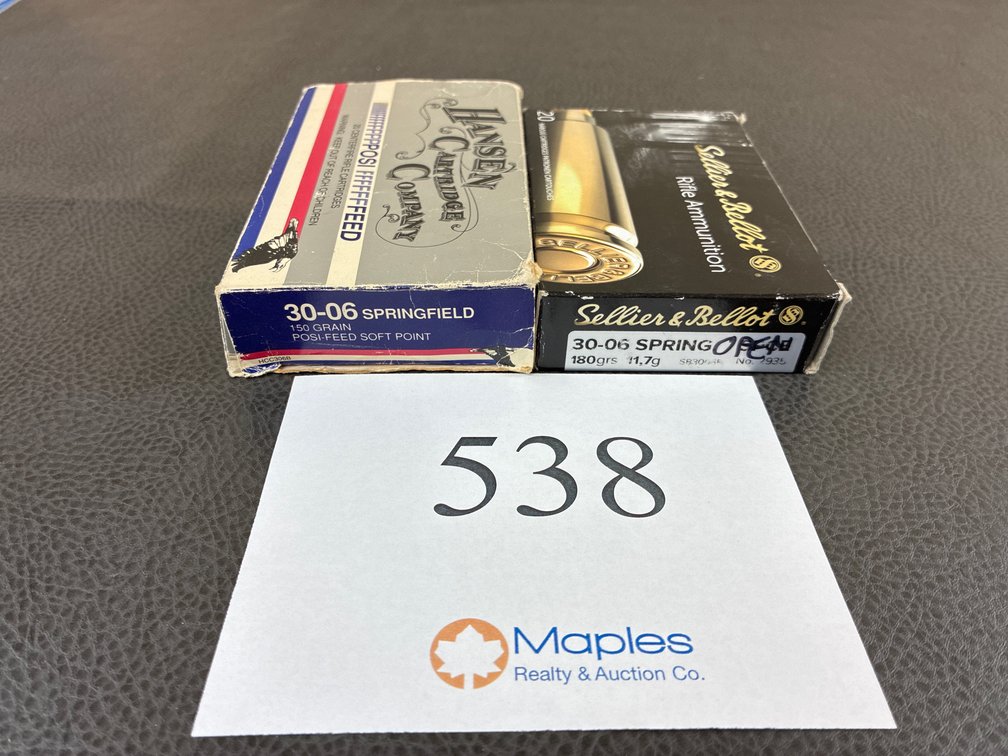 (30) Rounds 30-06 150 Grain (12) Rounds 30-06 180 Grain