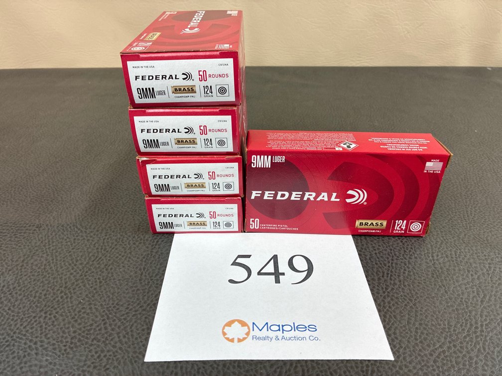 (250) Rounds 9mm