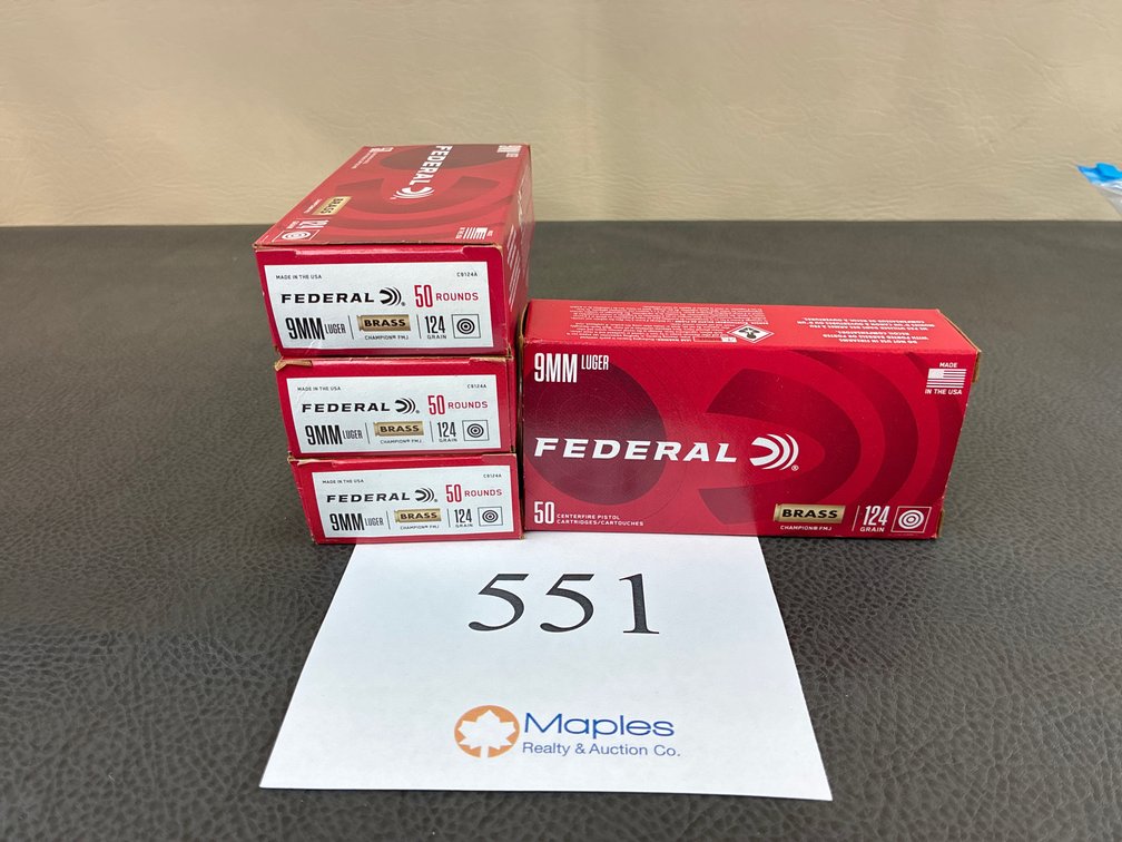 (200) Rounds 9mm
