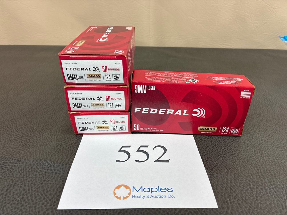 (200) Rounds 9mm