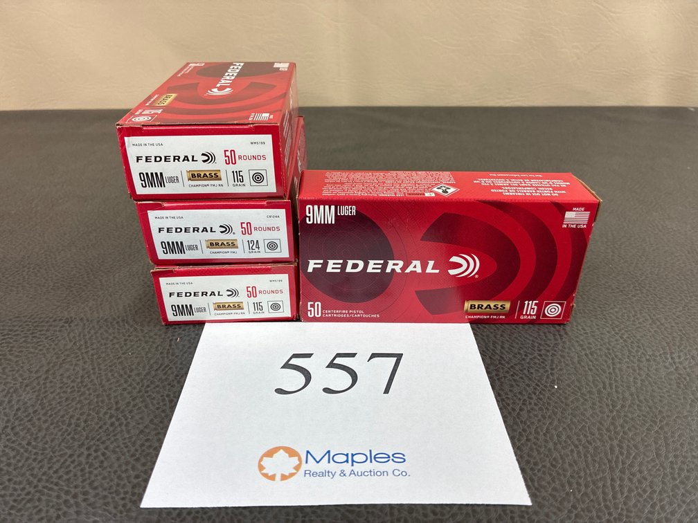 (200) Rounds 9mm