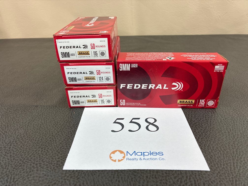 (200) Rounds 9mm