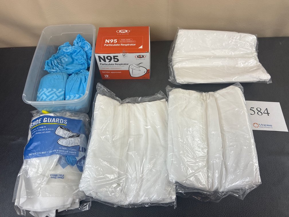 Shoe Guards and N95 Masks