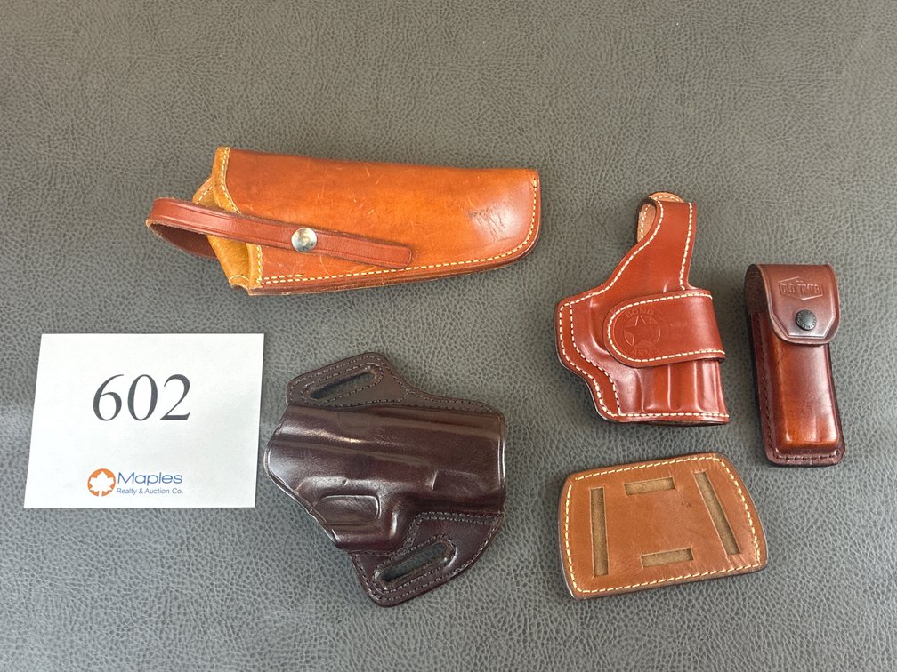 Leather Holsters and Sheath