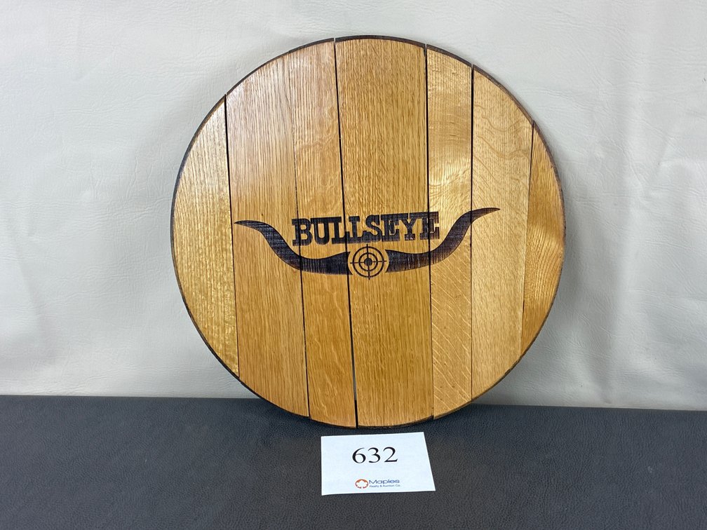 Bullseye Wooden Sign