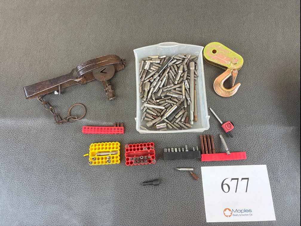 Screwdriver Bits and Foot Trap