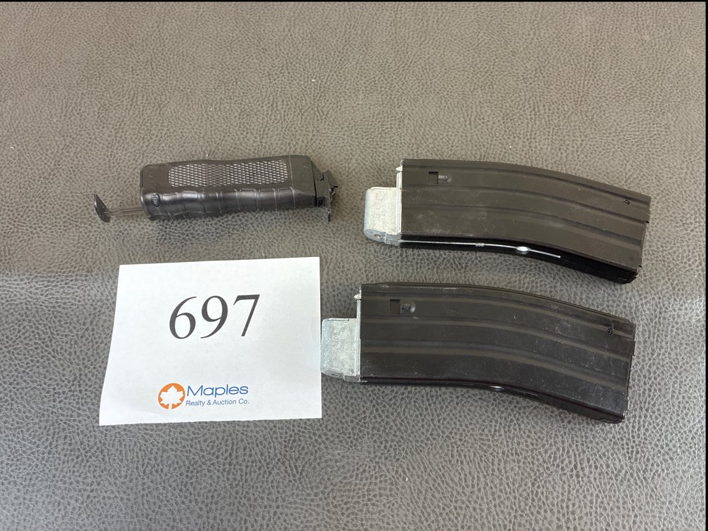 (2) AR Style BB Gun Magazines