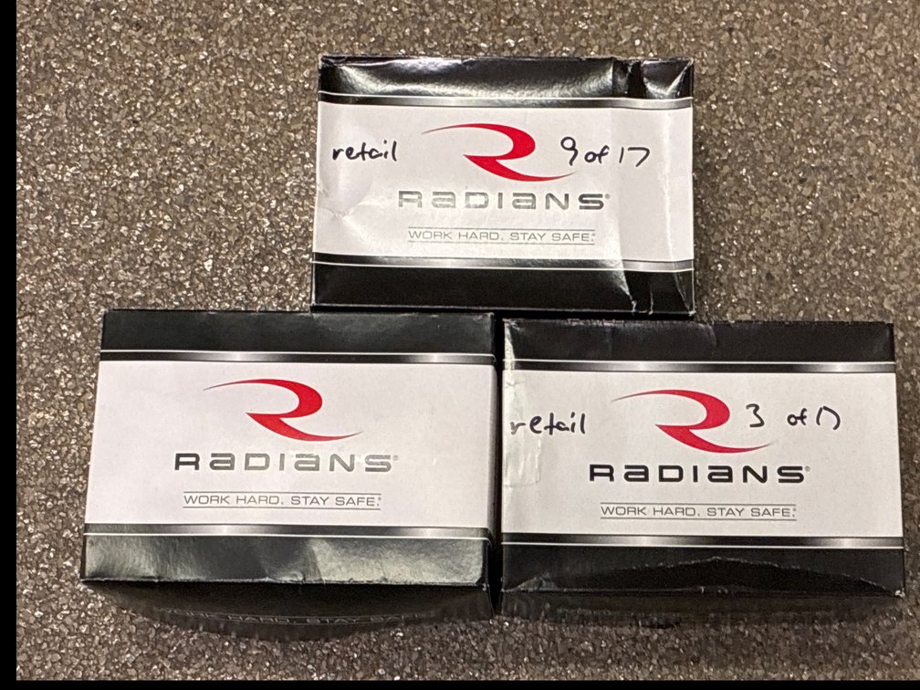 (3) Boxes of Shooting Glasses