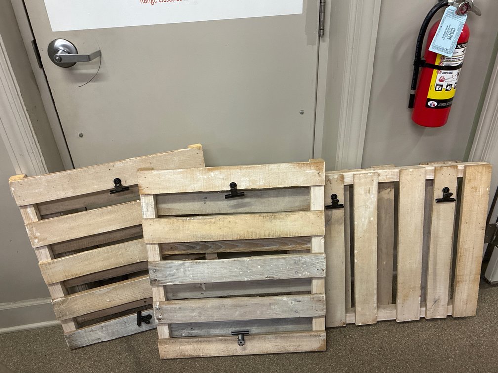 (3) Pallet Clip Hangers