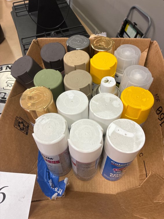 Large Assortment Of Spray Paint