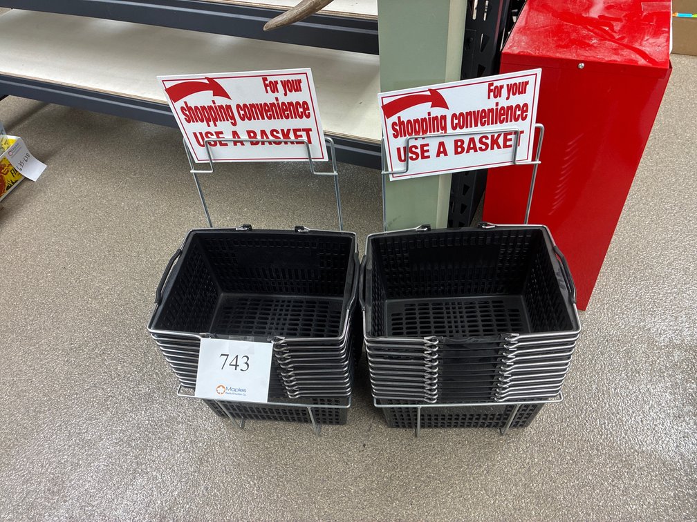 (2) Sets of Shopping Baskets