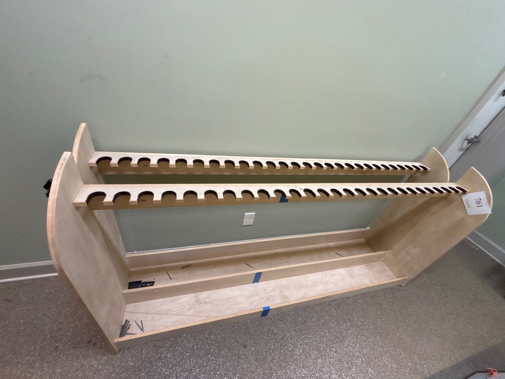 (2)  Wooden Gun Racks