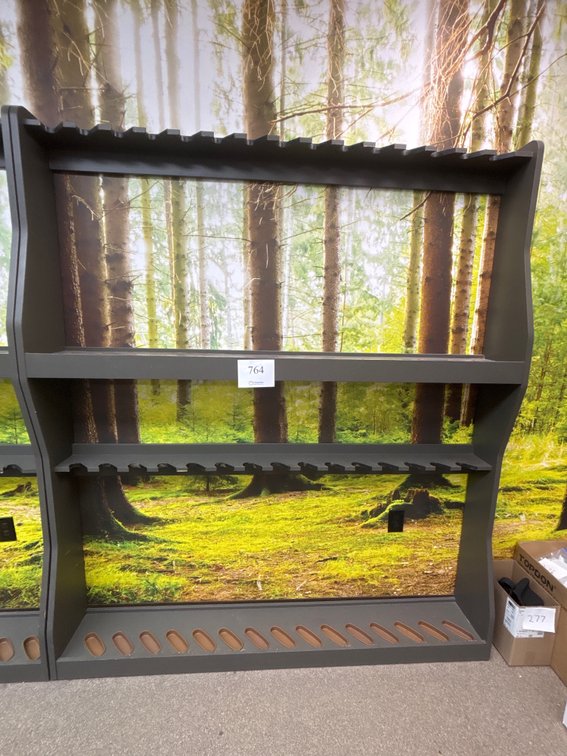 Large Wooden Gun Rack