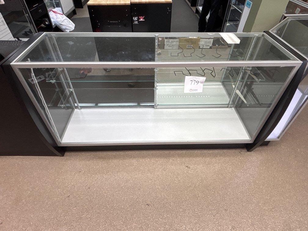 Illuminated Glass Display Case