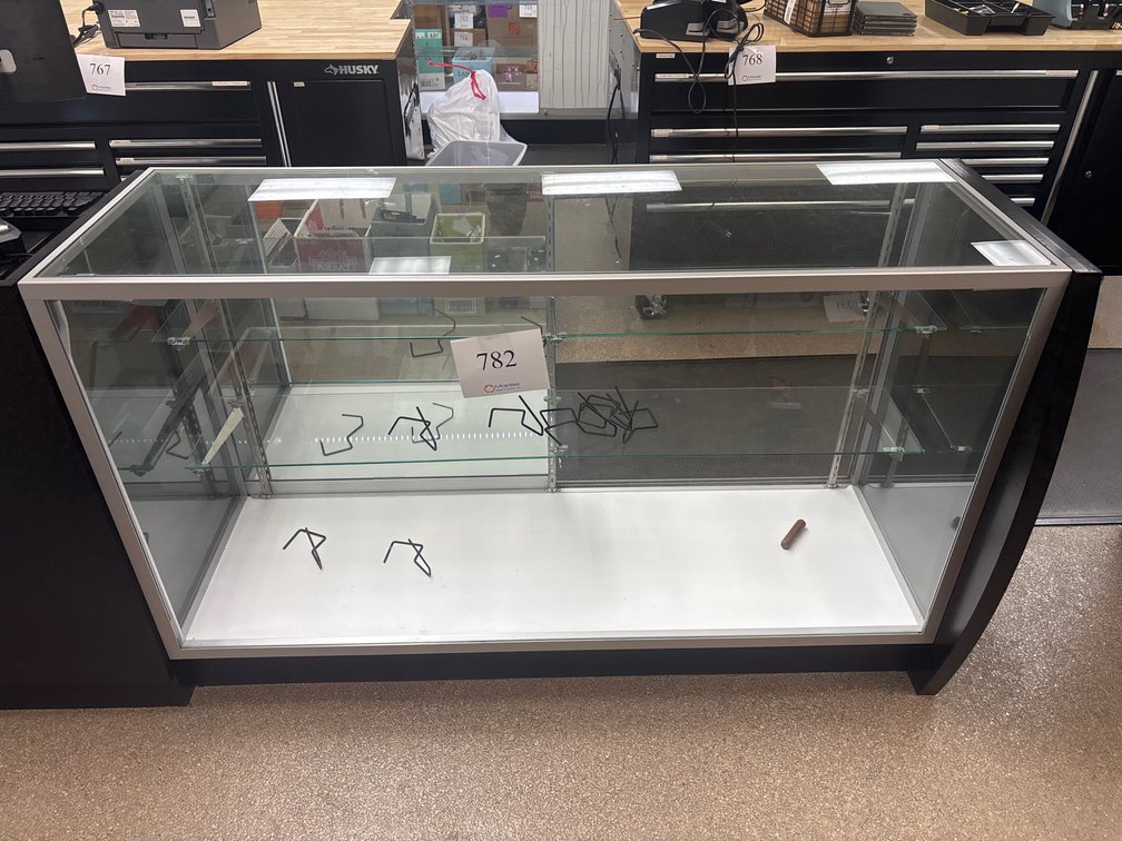 Illuminated Glass Display Case