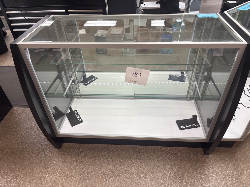 Illuminated Glass Display Case