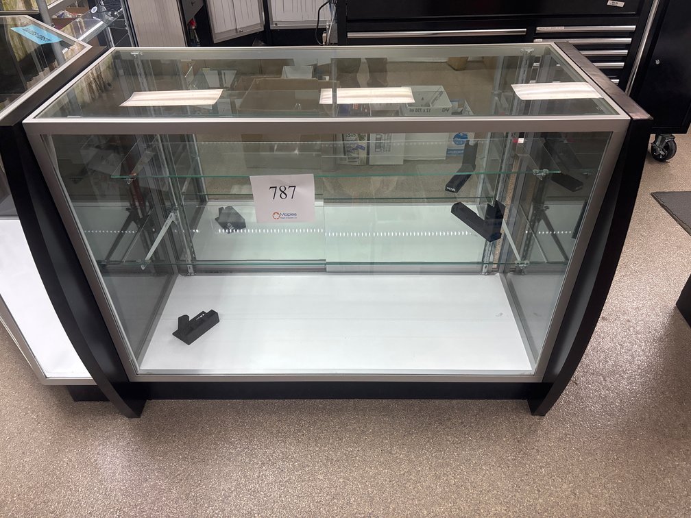 Illuminated Glass Display Case