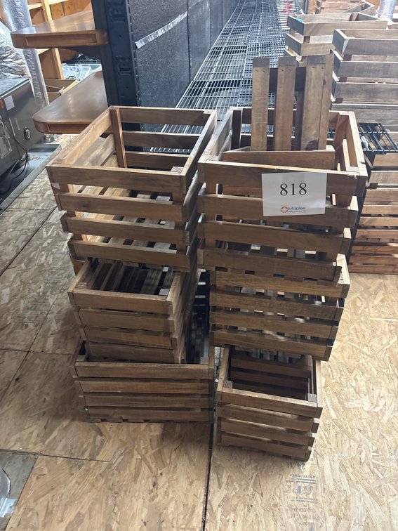 (10) Wooden Crates