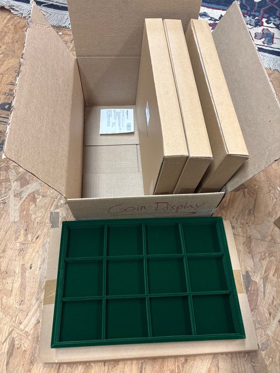 (4) Coin Display Racks