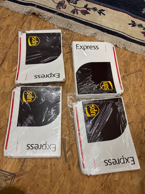 (4) Packs of UPS Shipping Envelopes