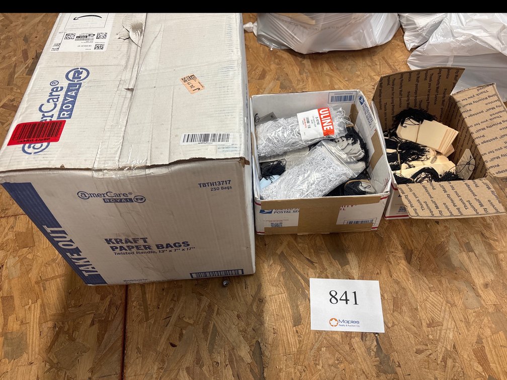 Large Lot of Gun Tags & Paper Bags