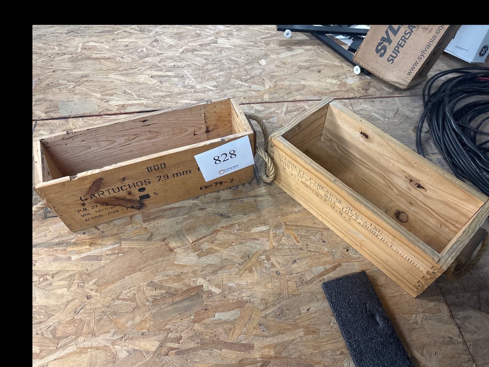 Wooden Ammo Crates