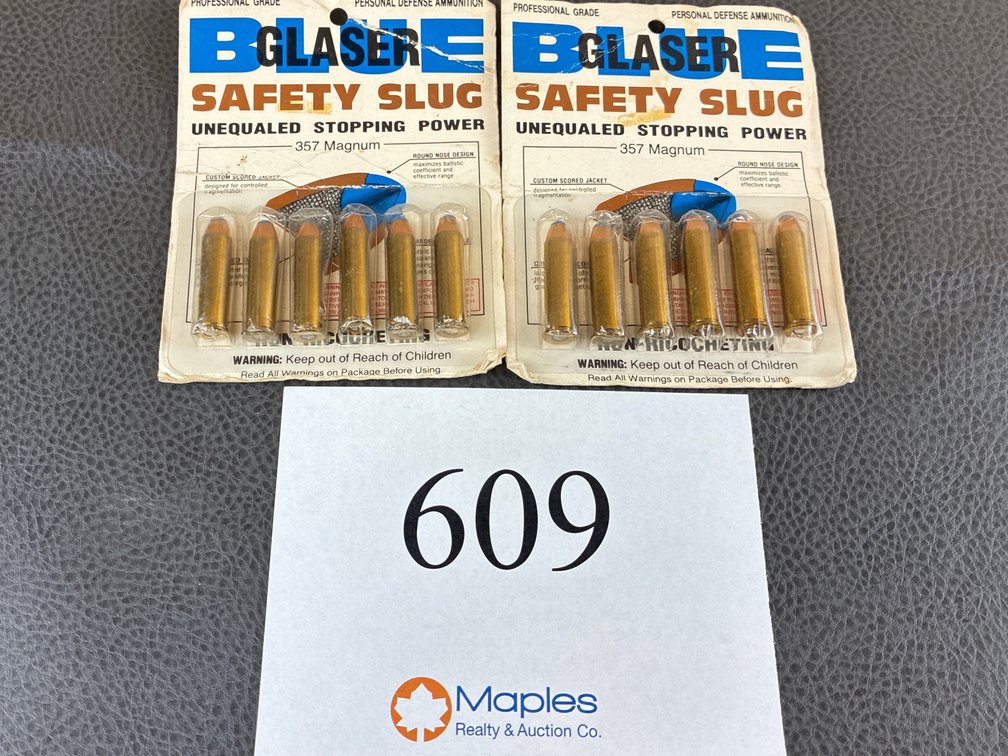 (12) Rounds 357 Safety Slugs