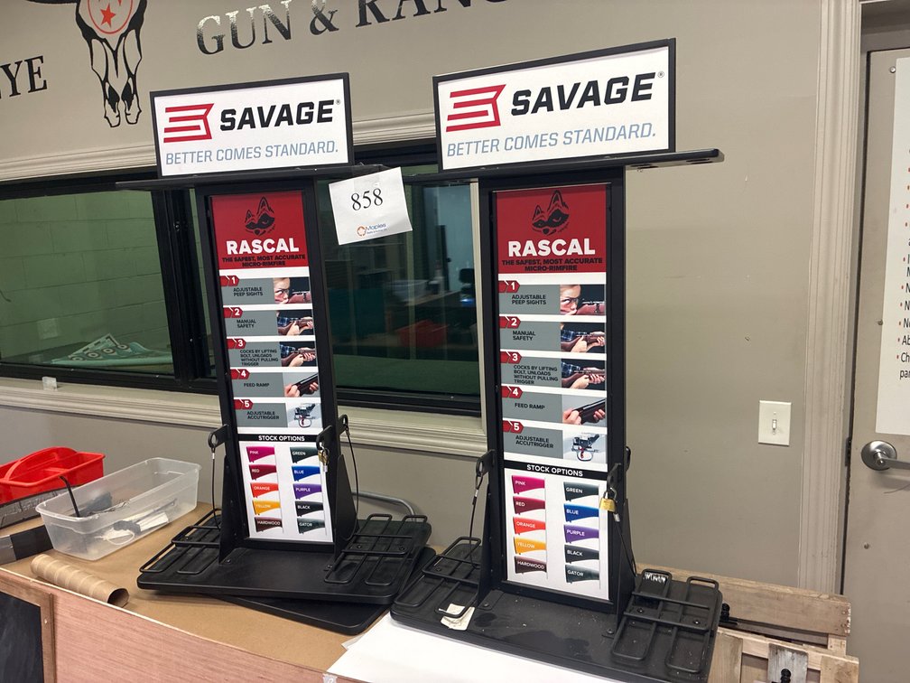 (2) Savage Rascal Gun Racks