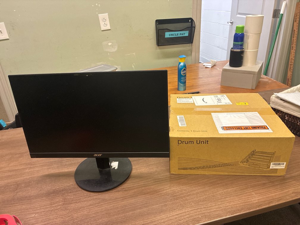Monitor and Drum Unit
