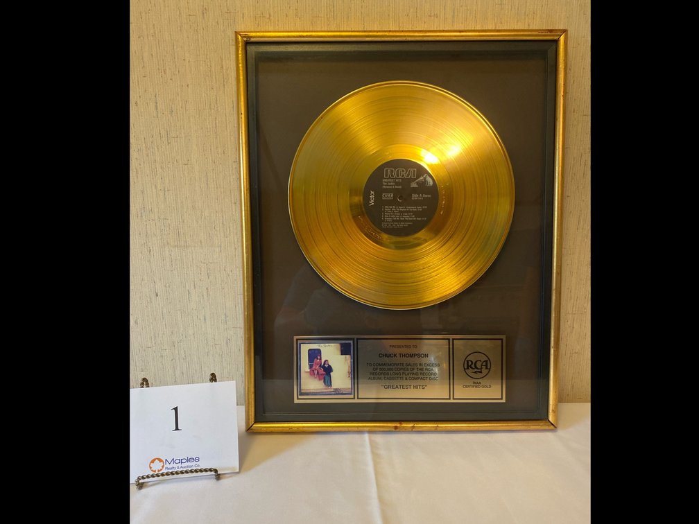 RCA GOLD RECORD THE JUDDS GREATEST HITS