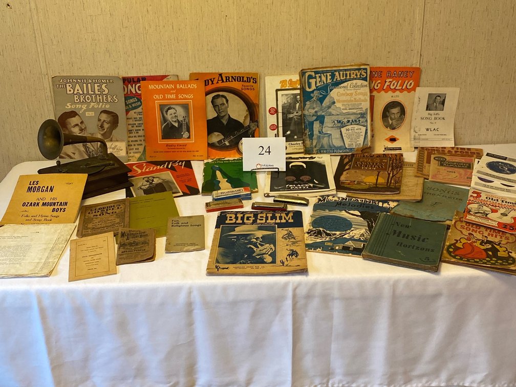 Harmonicas and Various Music Song Books