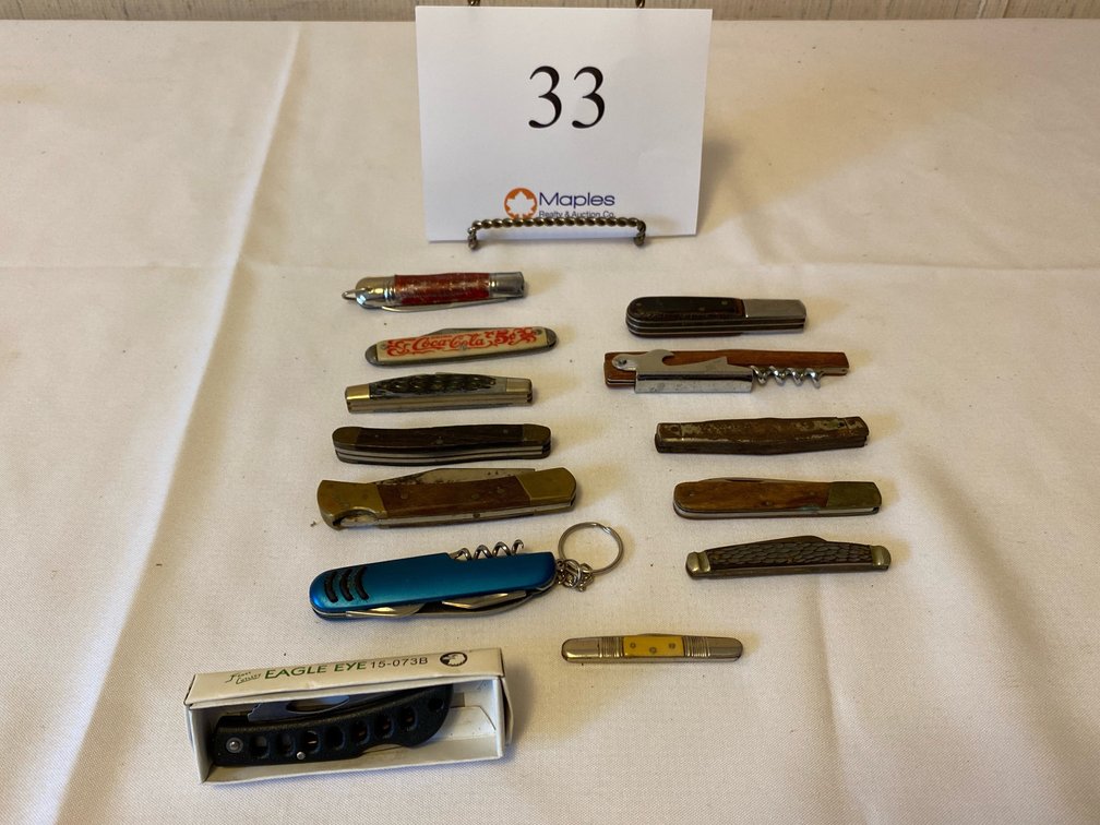Various Pocket Knives 