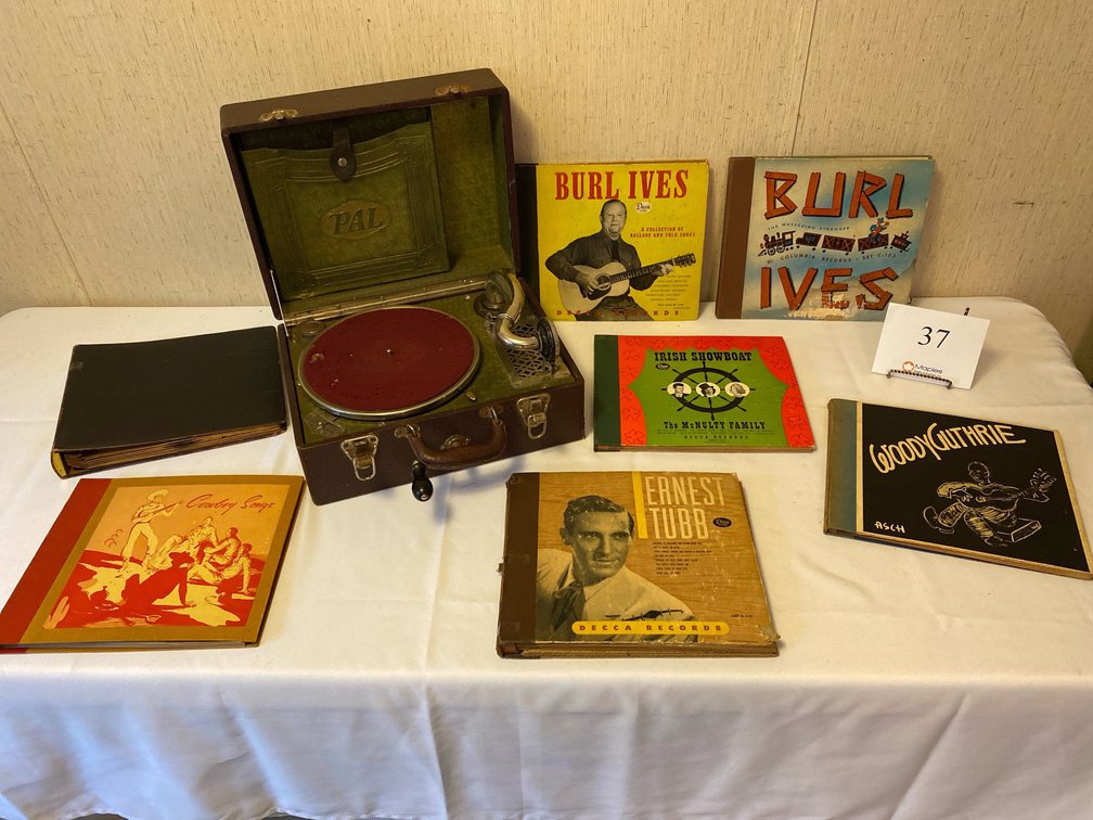Phonograph with Records